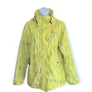 Columbia Yellow Hooded Jacket Sz L